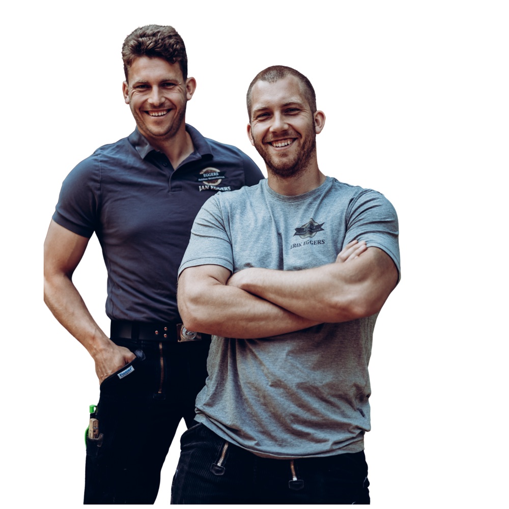 Jan Eggers und Erik Eggers, Geschäftsführer der Eggers Holzbau Meisterbetrieb GbR