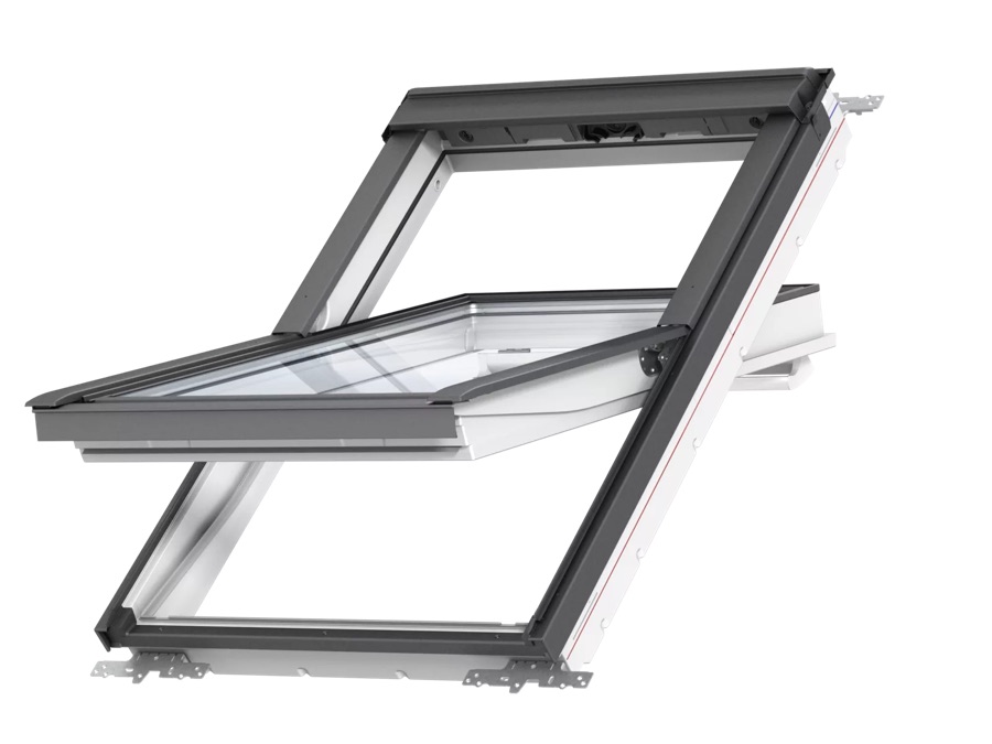 Velux Schwingfenster – öffnet sich um einen Drehpunkt in der Fenstermitte